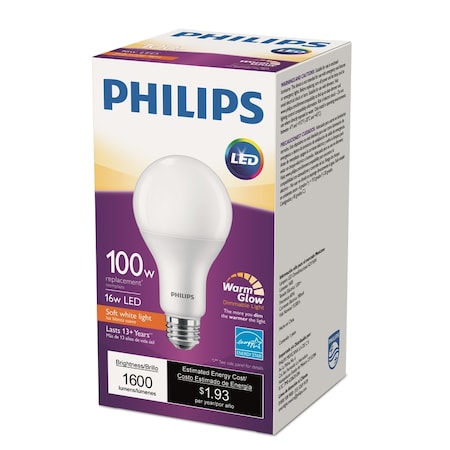 Philips LED DIM A21 E26 SW 100W 479485
